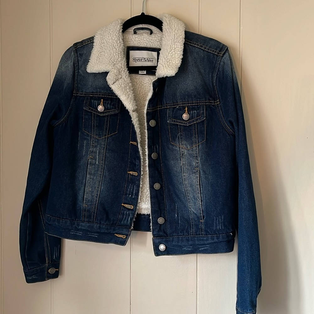 Warm lined Jean jacket